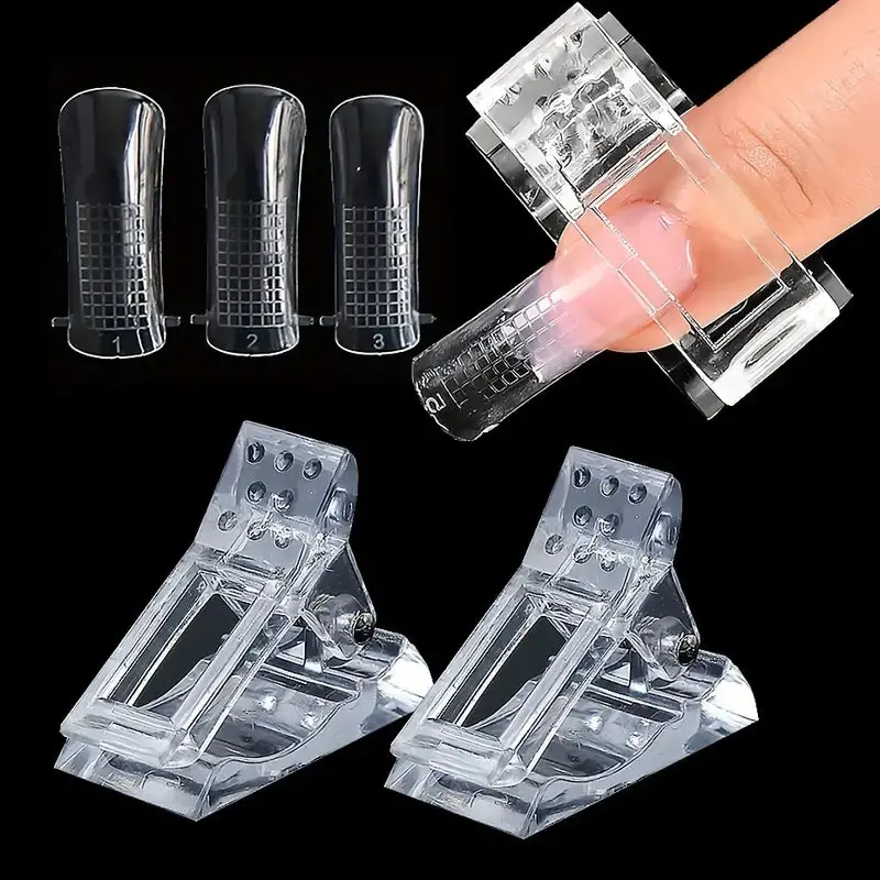 Crystal Nail Extension Mold Clip Clamp 1