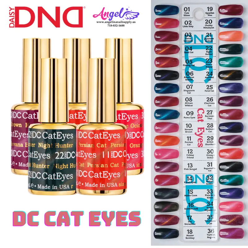 Dc Cat Eyes Collection Full Set 36 Colors #1 - #36 Gel Only 1