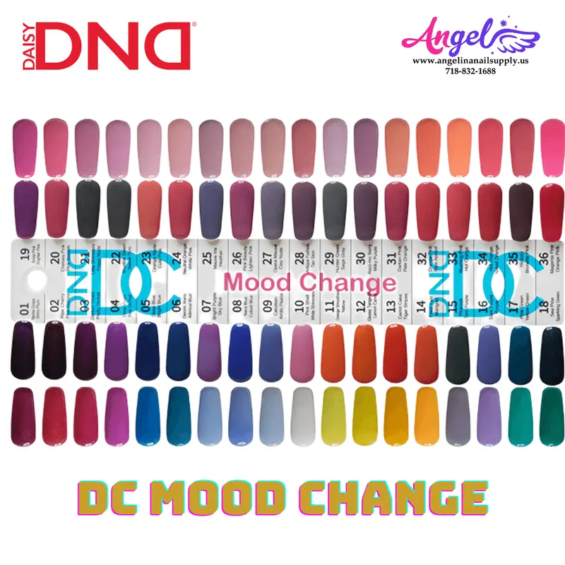 Dc Mood Change Full Set 36 Colors #1 - #36 Gel Only 1