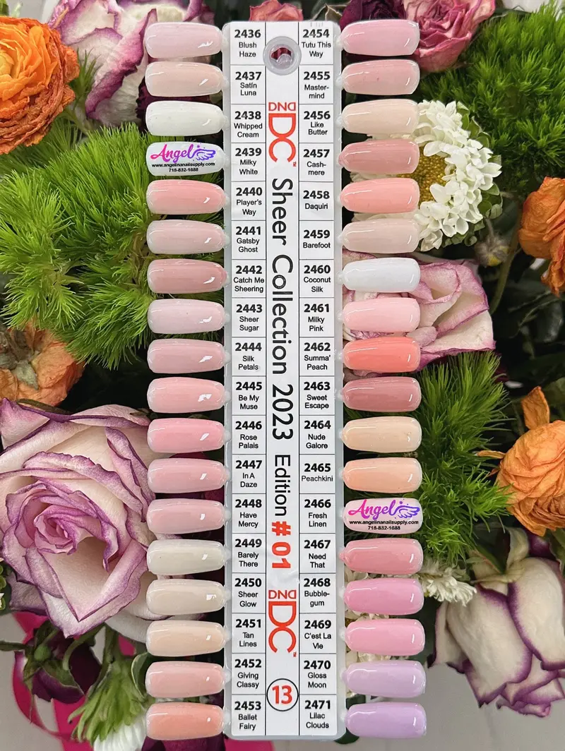 Dc13 Sheer Collection #13 (Full Set 36 Colors #2436 - #2471) 1