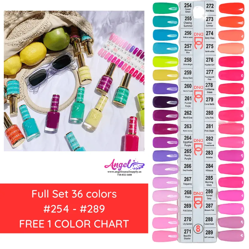 Dc8 Summer 2021 Collection (Full Set 36 Colors #254 - #289) 1