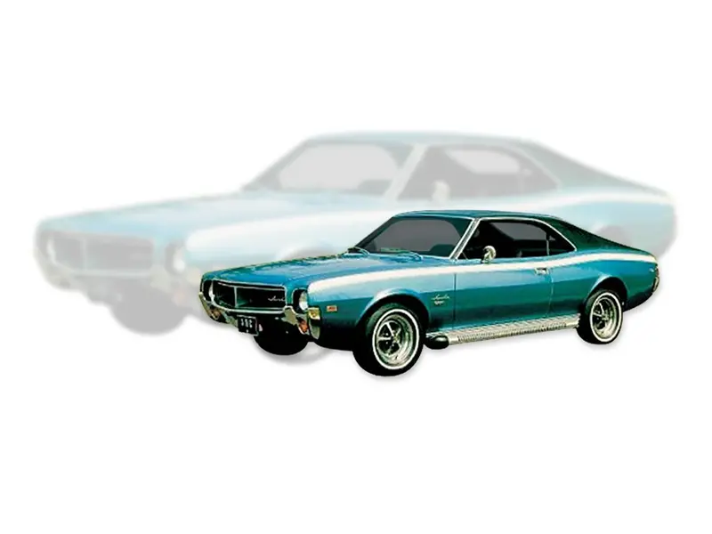 Decal And Stripe Kit, Factory Authorized Reproduction, 1968-69 Amc Javelin (4, 2 Colors Choices) - Drop Ships In Approx. 1-3 Weeks 1
