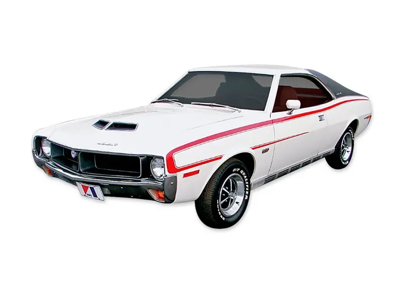 Decal And Stripe Kit, Factory Authorized Reproduction, 1969 1/2 Amc Javelin Sst (3 Colors) - Drop Ships In Approx. 1-3 Weeks 1