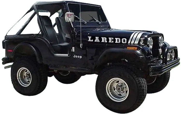 Decal And Stripe Kit, Factory Authorized Reproduction, 1970-95 Amc Jeep Laredo (7 Colors) - Drop Ships In Approx. 1-3 Weeks 1