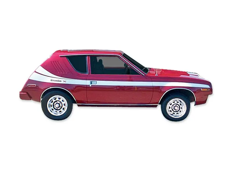 Decal And Stripe Kit, Factory Authorized Reproduction, 1977 Amc Gremlin X (6 Colors) - Drop Ships In Approx. 1-3 Weeks 1