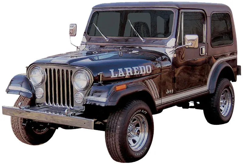 Decal And Stripe Kit, Factory Authorized Reproduction, 1985-86 Amc Jeep Laredo (2 Colors) - Drop Ships In Approx. 1-3 Weeks 1