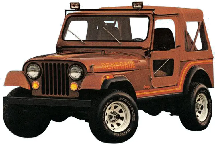 Decal And Stripe Kit, Factory Authorized Reproduction, 1985-86 Amc Jeep Renegade (3 Multi-Colors) - Drop Ships In Approx. 1-3 Weeks 1