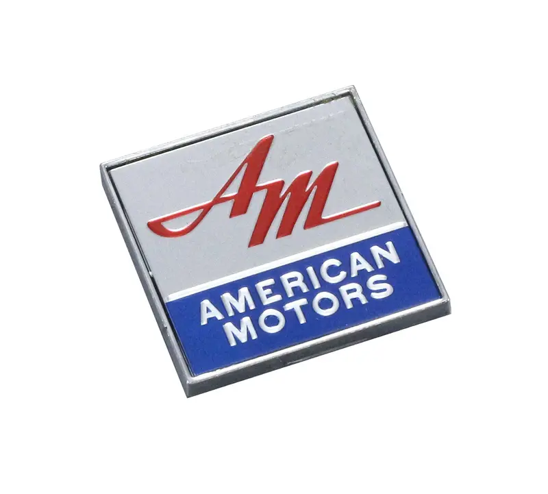 Deck Lid Emblem, "American Motors", Red, Blue, Silver, 1968-Early 70 Amc Cars 1