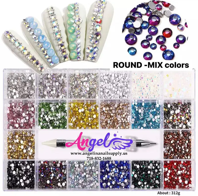 Diamond - Rhinestone Box Set 600Pcs + 2500Pcs 1