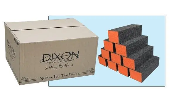 Dixon 3-Way Premium Buffer Orange/Black Grit 100/180 (Box/500Pcs) 1
