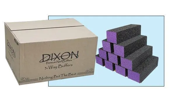 Dixon 3-Way Premium Buffer Purple/Black Grit 60/100 (Box/500Pcs) 1