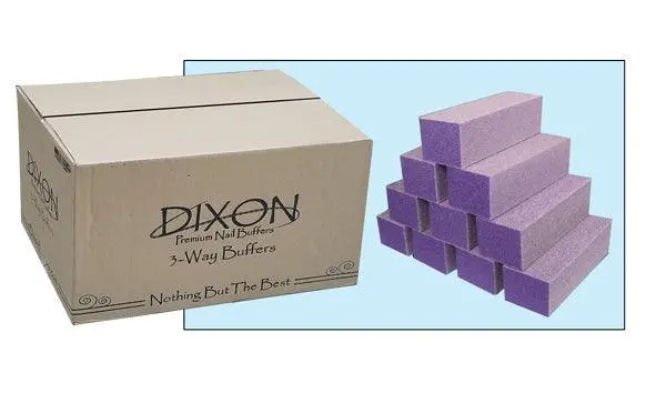 Dixon 3-Way Premium Buffer Purple/White Grit 60/100 (Box/500Pcs) 1