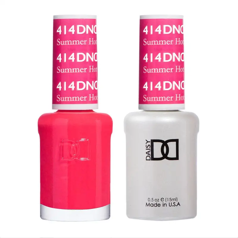 Dnd Gel 414 Summer Hot Pink 1