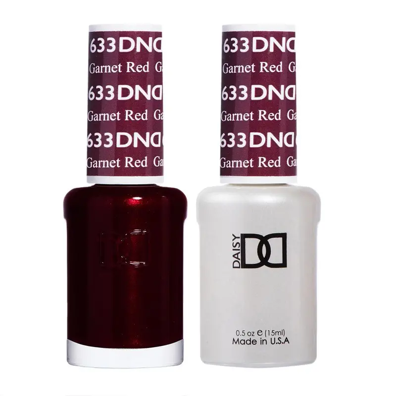 Dnd Gel 633 Garnet Red 1