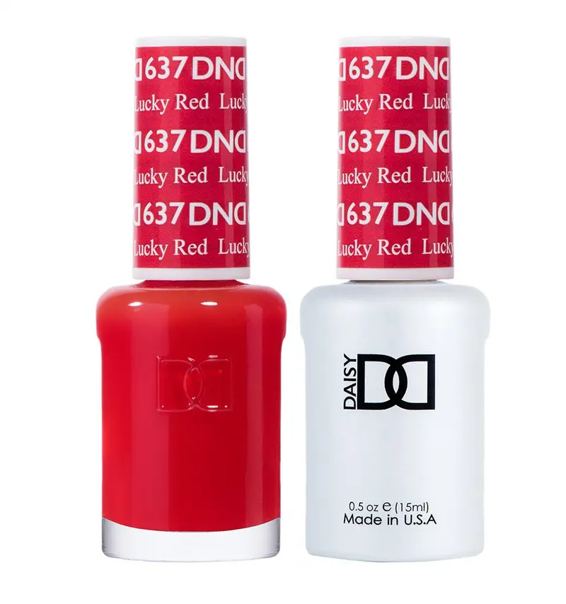 Dnd Gel 637 Lucky Red 1