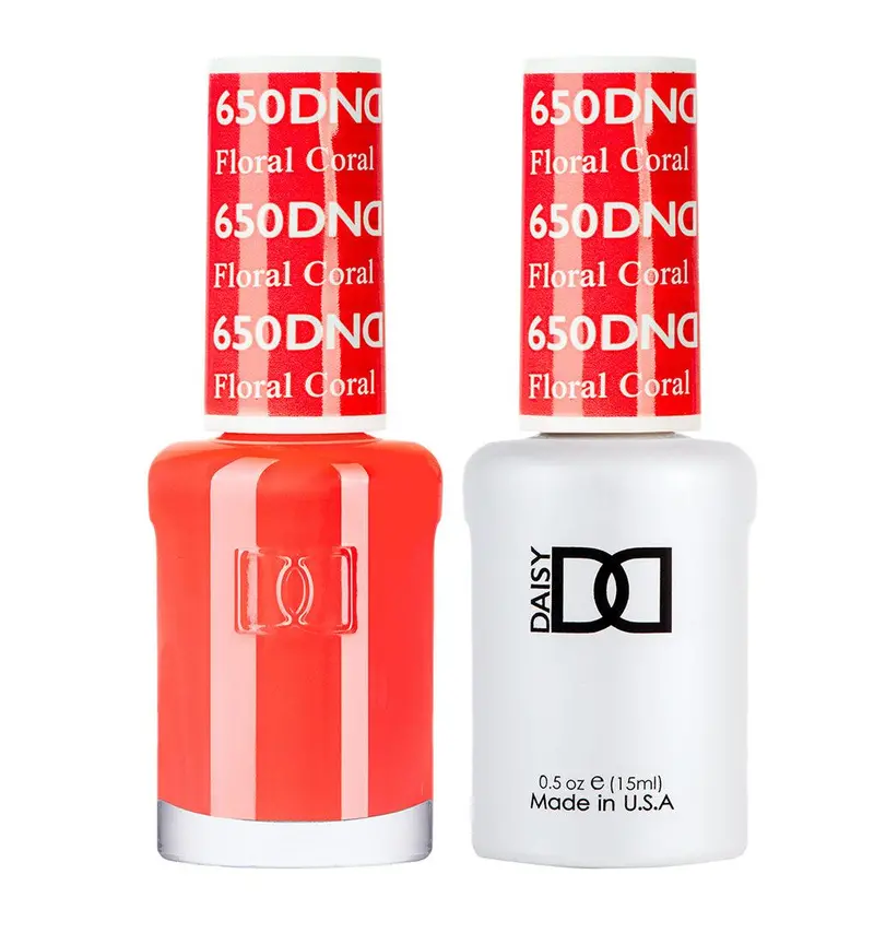 Dnd Gel 650 Floral Coral 1