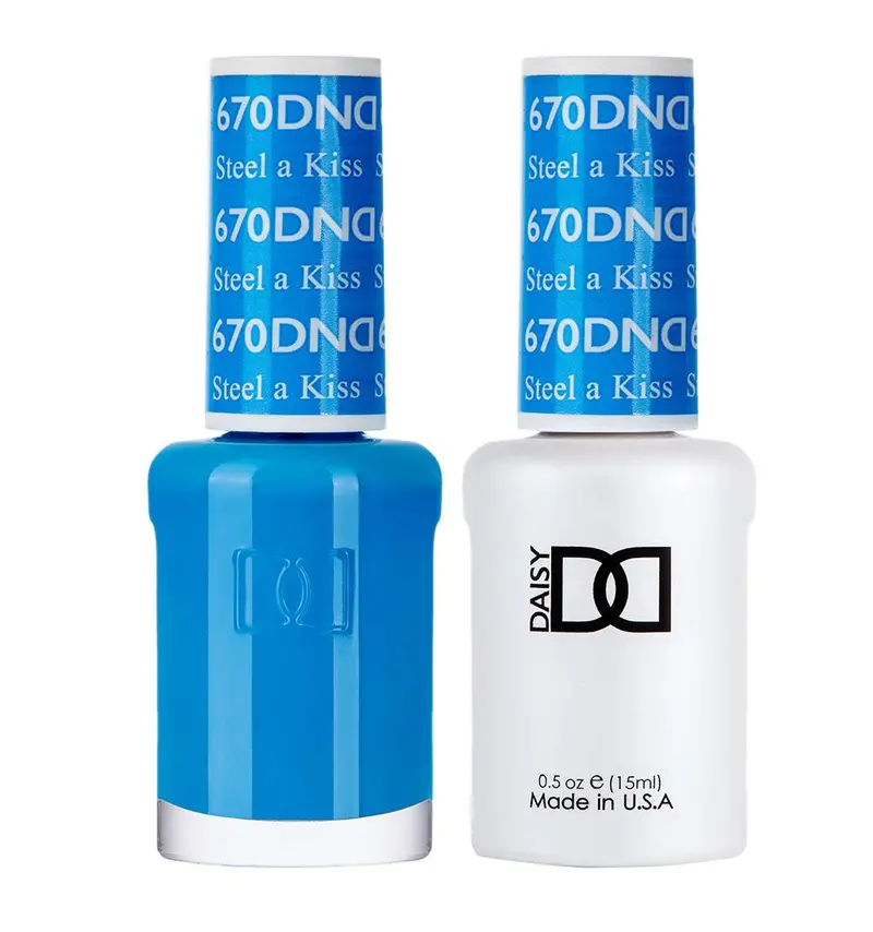 Dnd Gel 670 Steel A Kiss 1
