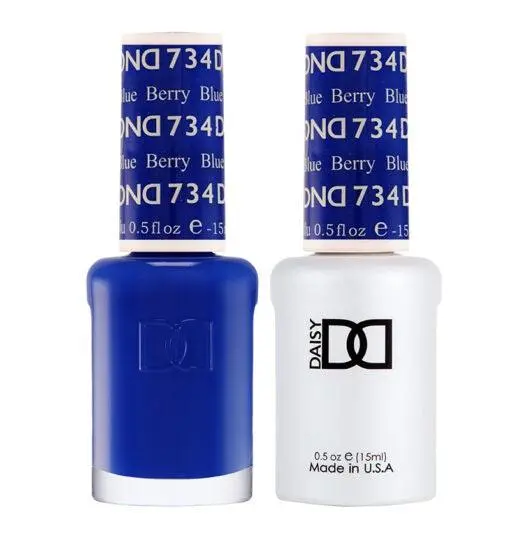 Dnd Gel 734 Berry Blue 1