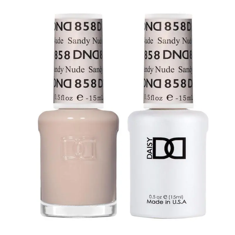 Dnd Gel 858 Sandy Nude 1