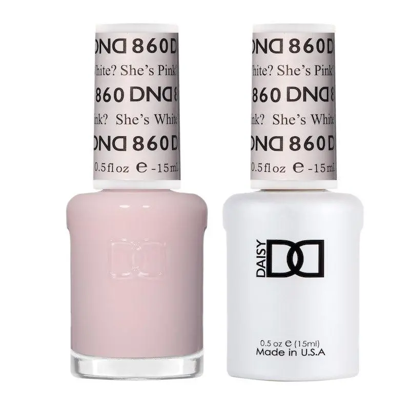Dnd Gel 860 She’S White? She’S Pink? 1
