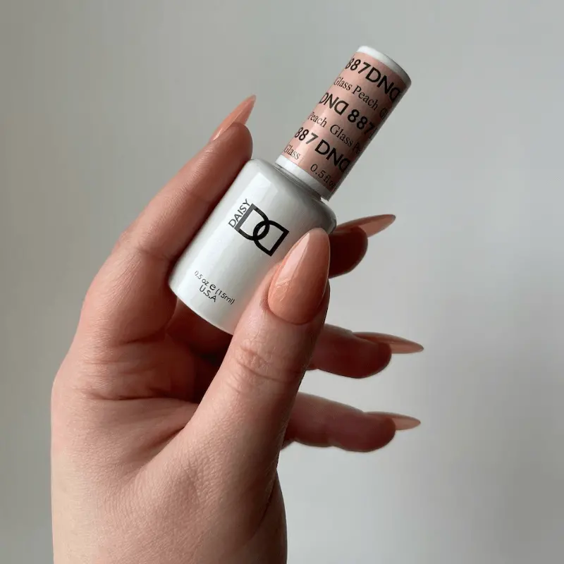 Dnd Gel 887 Glass Peach 1