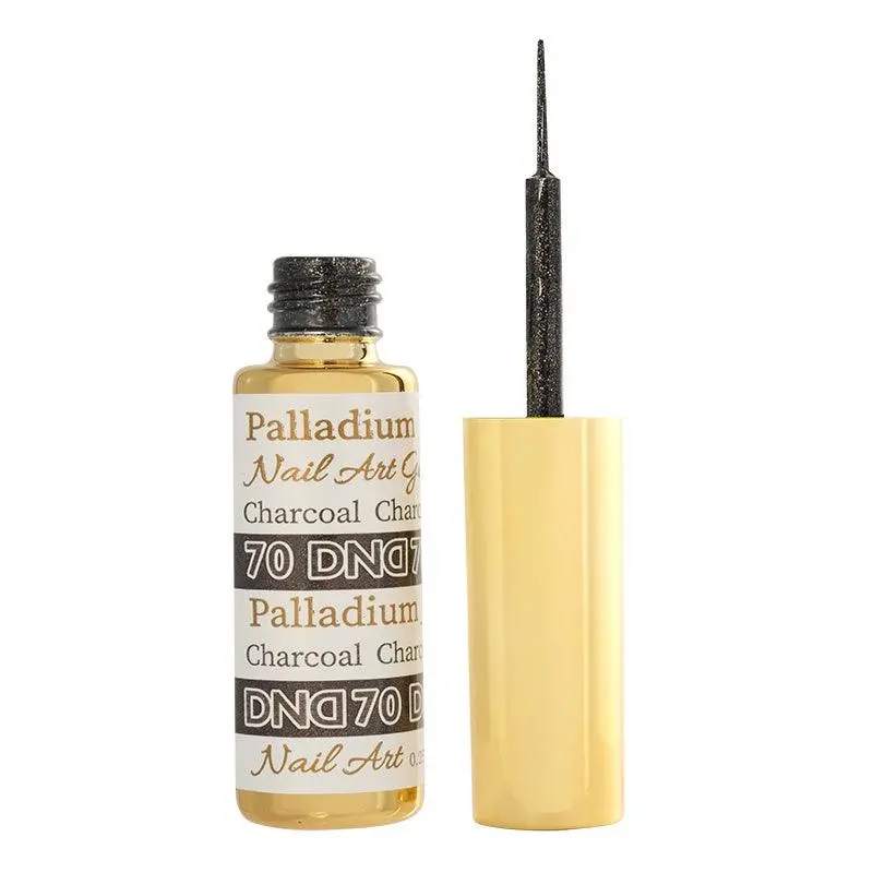 Dnd Gel Art 70 Black Glitter 1