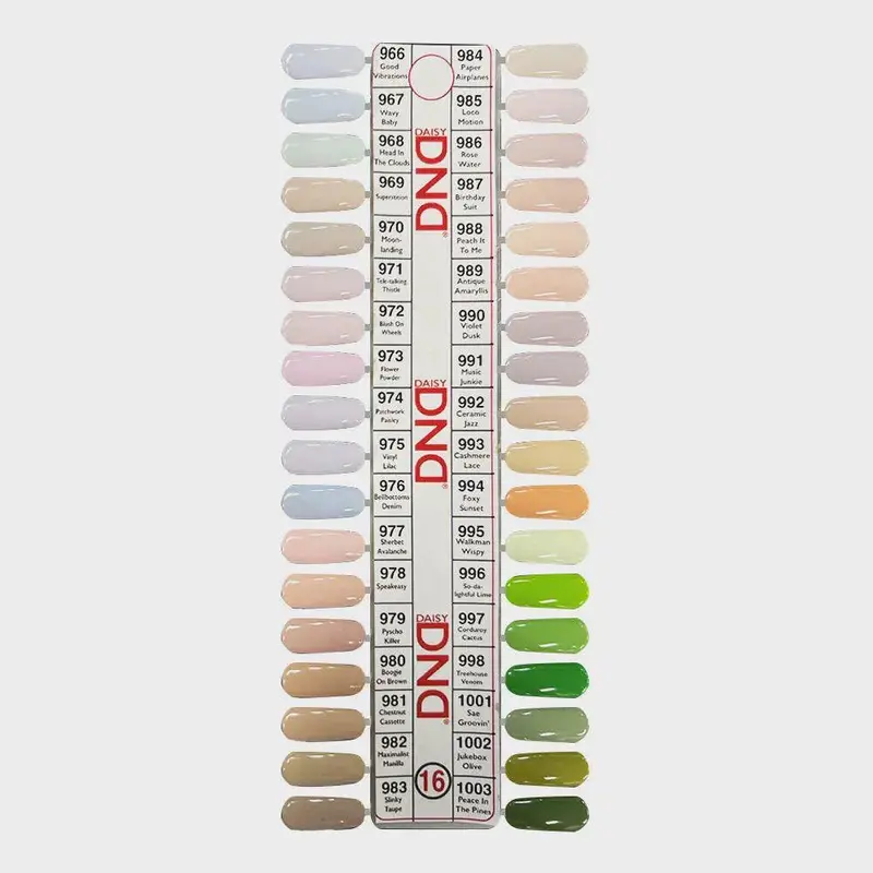 Dnd16 Pastel Collection Color Swatch Only 1