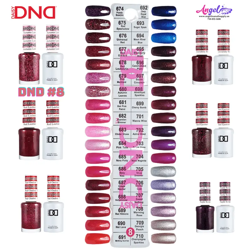 Dnd8 Collection #8 (Full Set 36 Colors #674 - #710) 1