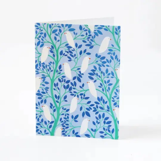 Dodo Toucan - Card - Birds In The Leaves 1