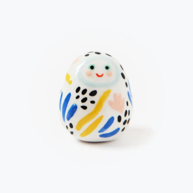 Dodo Toucan - Charm - Ceramic Sculpture - Rain Spirit 1