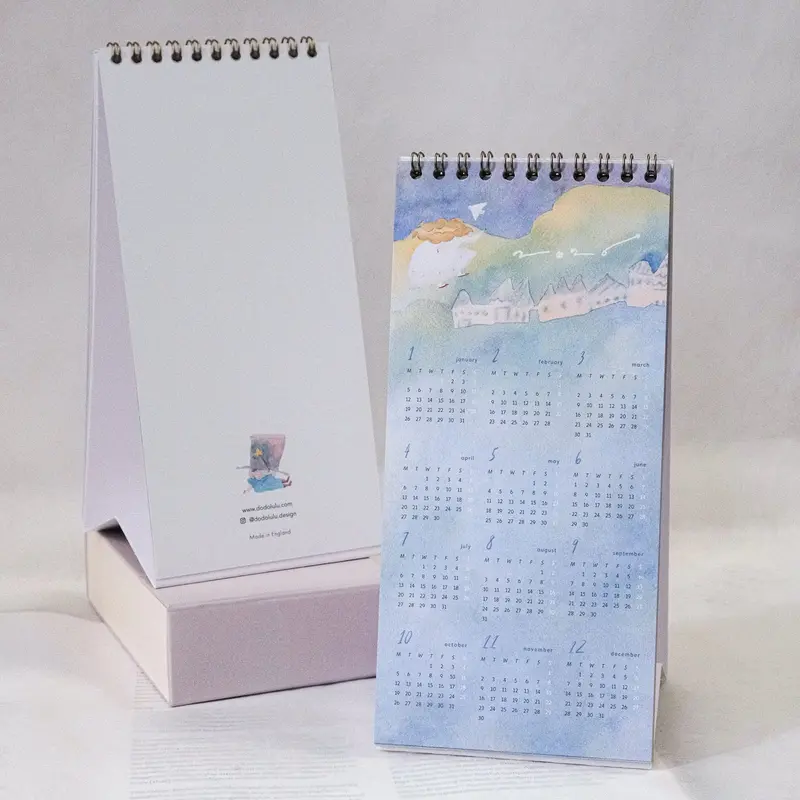 Dodolulu - 2026 Calendar - Monthly Slim Desk (Dl) 1