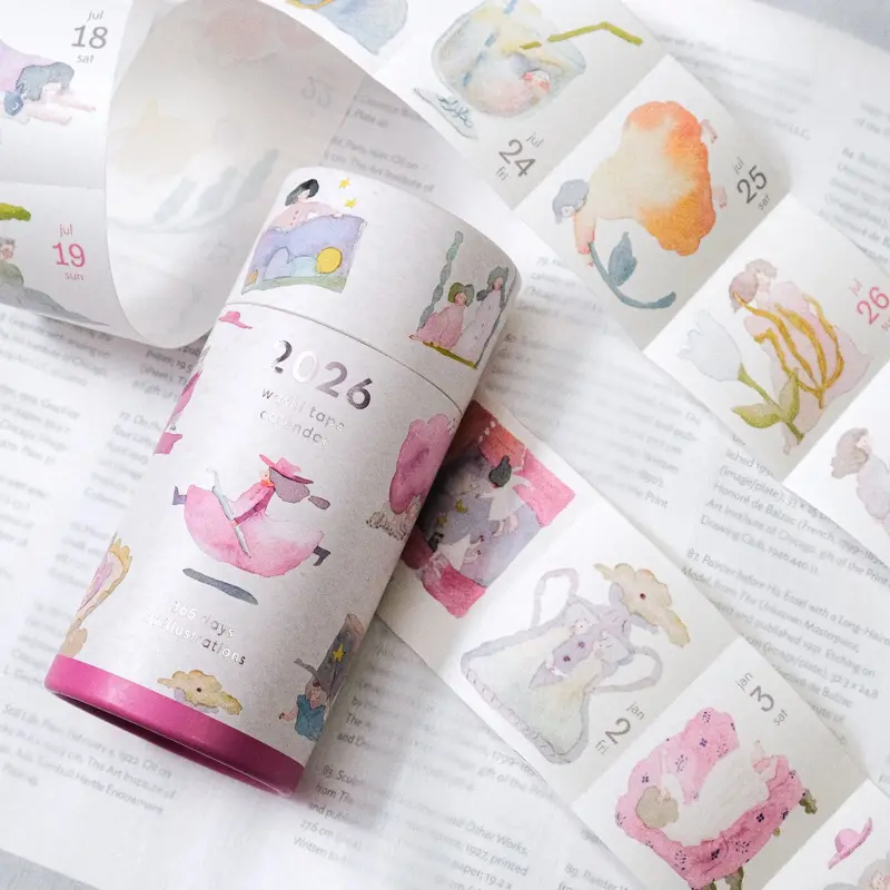 Dodolulu - 2026 Washi Tape Set - 365 1