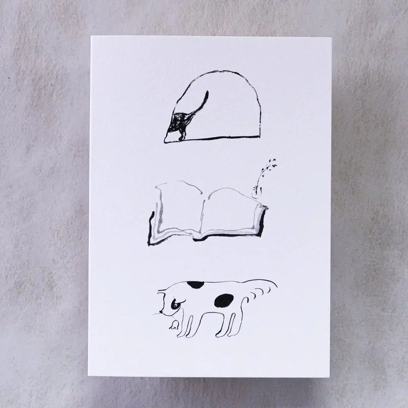 Dodolulu - Card - A Reading Afternoon 1