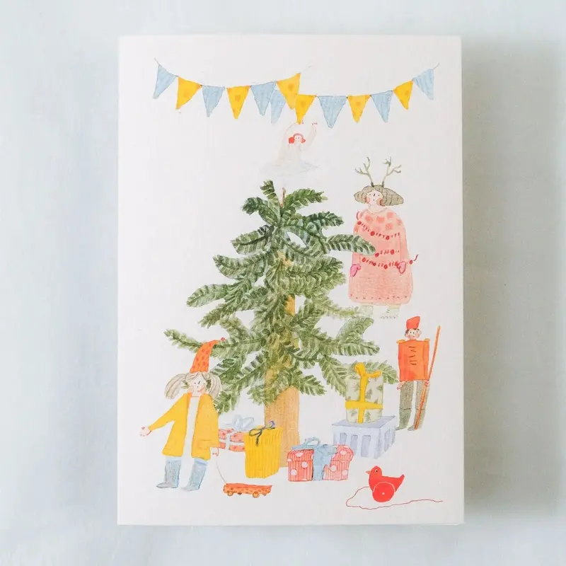 Dodolulu - Card - Decorating The Christmas Tree 1
