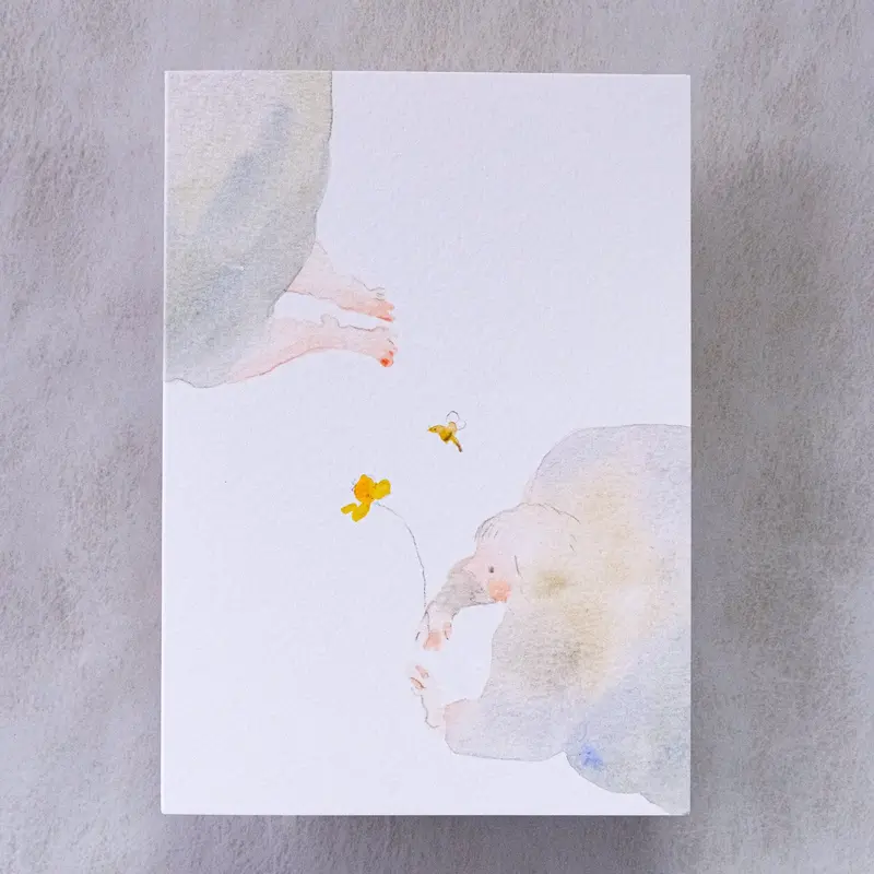 Dodolulu - Card - Flower And Bee 1