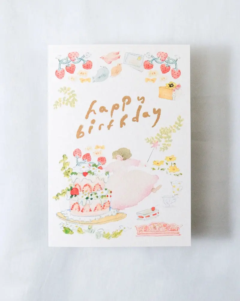 Dodolulu - Card - Strawberry Cake 1