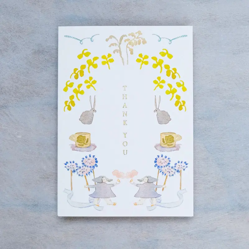 Dodolulu - Card - Thank You - Cotton Candy 1