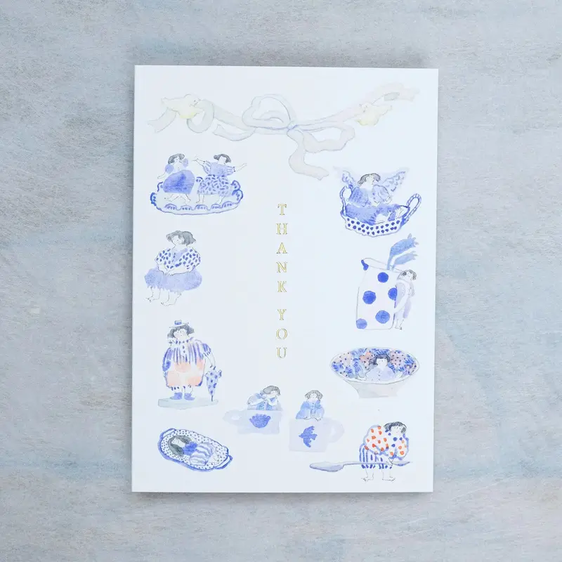 Dodolulu - Card - Thank You - Something Blue 1