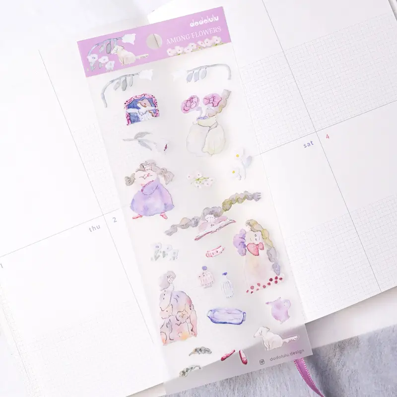 Dodolulu - Planner Sticker - Among Flowers 1