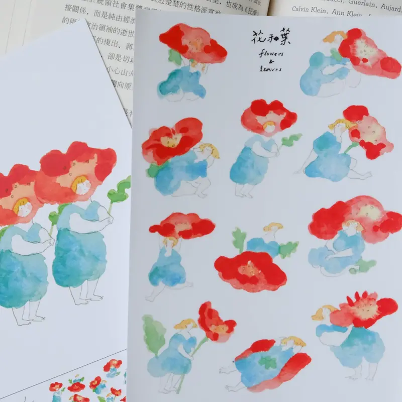 Dodolulu - Planner Sticker - Flowers & Leaves 1