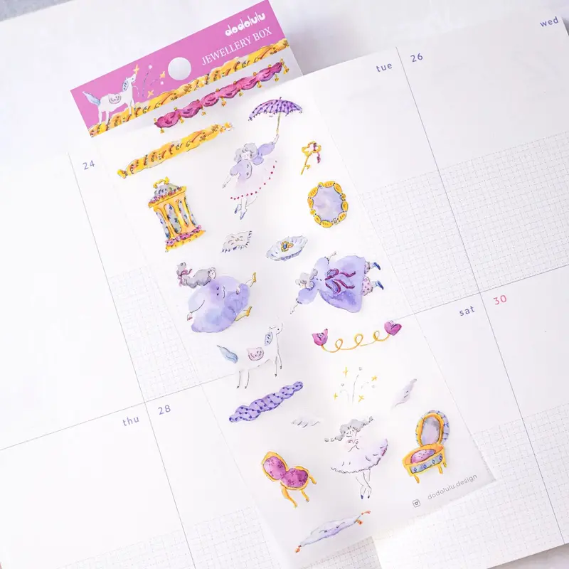 Dodolulu - Planner Sticker - Jewellery Box 1