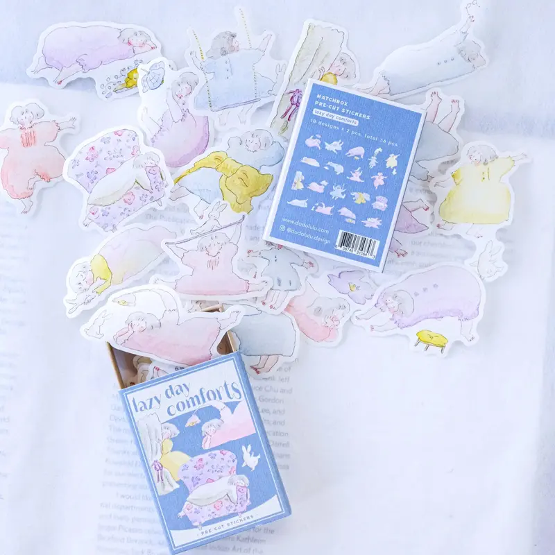 Dodolulu - Planner Sticker Matchbox - Lazy Day Comforts 1