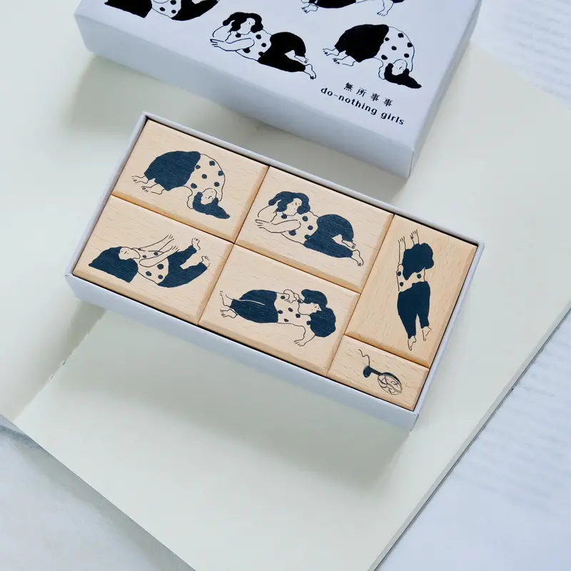Dodolulu - Stamp Set - Do-Nothing Girls 1