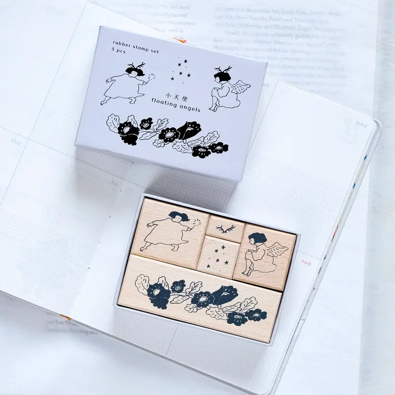 Dodolulu - Stamp Set - Floating Angels 1