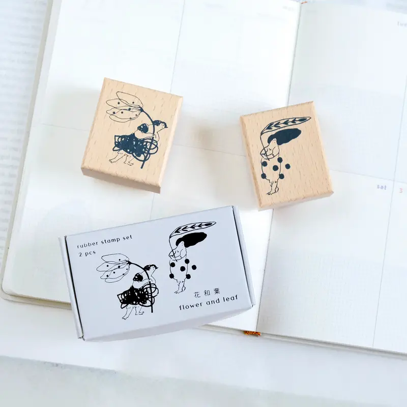 Dodolulu - Stamp Set - Flower And Leaf 1
