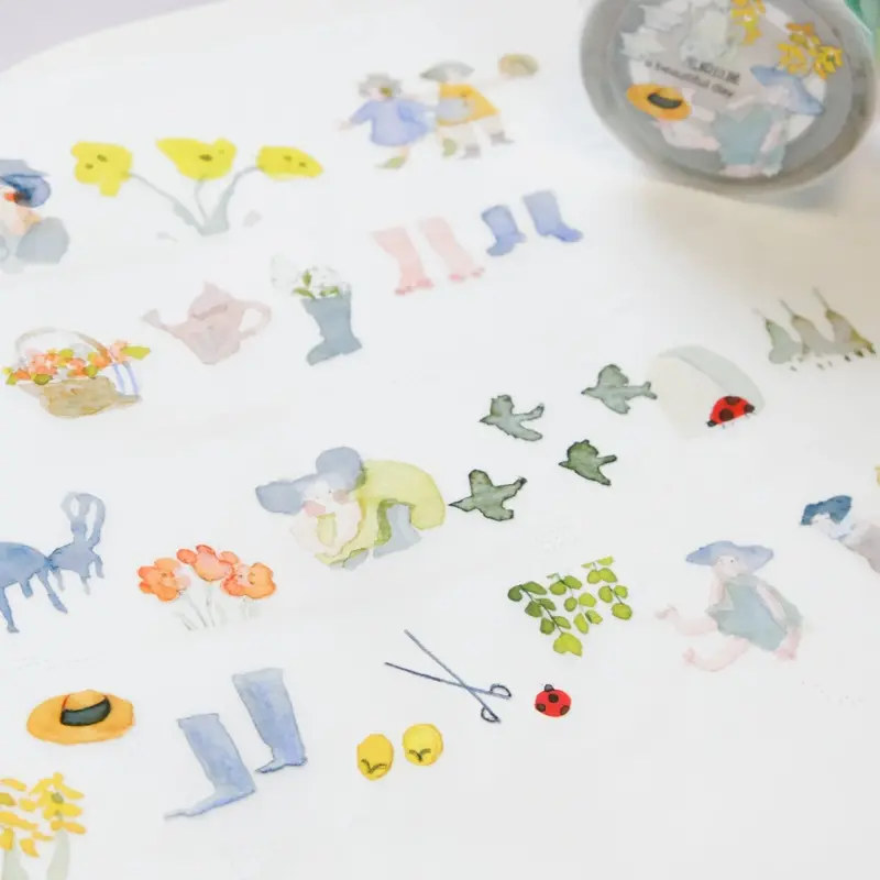Dodolulu - Washi Tape - A Beautiful Day (Pet) 1