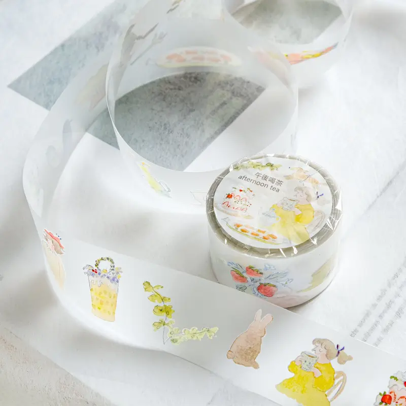 Dodolulu - Washi Tape - Afternoon Tea (Pet) 1