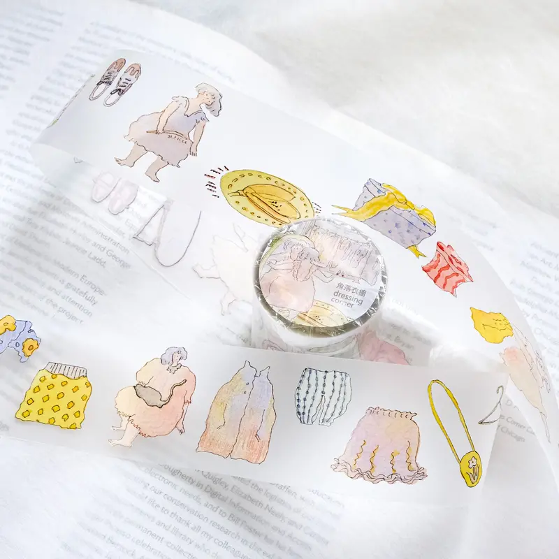 Dodolulu - Washi Tape - Dressing Corner (Pet) 1