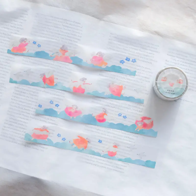 Dodolulu - Washi Tape - If I Had Wings (Pet) 1