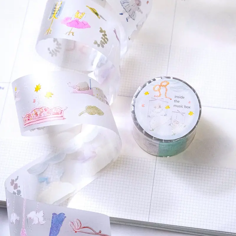 Dodolulu - Washi Tape - Inside The Music Box (Pet) 1